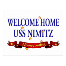 Welcome Home USS Nimitz Postcards
