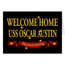 Welcome Home USS Oscar Austin Cards