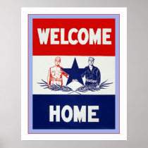 Welcome Home ~ Vintage World War 1 Poster