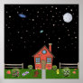 Welcome Home with dog Poster