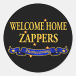 Welcome Home Zappers Round Sticker