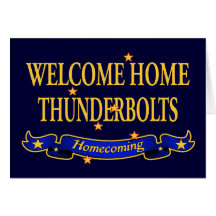 Welcome HomeThunderbolts Greeting Card