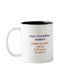 "Welcome little pumpkin!"  Keepsake Mug