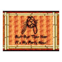 Welcome Rabbit Year Invite