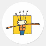 Welcome Round Sticker