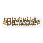 Welcome To Barbecue bumper stickers
