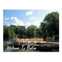 Welcome To Boston Post Card