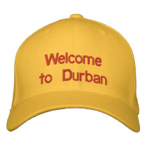 Welcome to Durban soccer football fans caps Baseball Cap