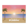 Welcome to Florida: Beach Scene Postcard