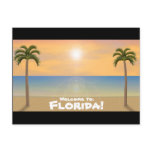 Welcome to Florida: Beach Scene Postcard