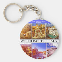 WELCOME TO ITALY (MOJISOLA A OKUBULE) KEYCHAINS