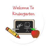 Welcome To Kindergarten Stickers