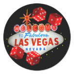 Welcome to Las Vegas + Dice Stickers