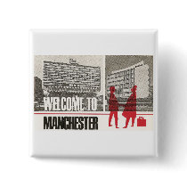 Welcome to Manchester buttons