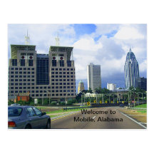 Welcome to Mobile, Alabama Postcard