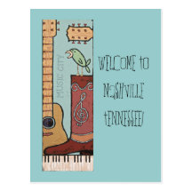 Welcome to Nashville Postcard 2