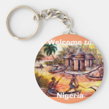welcome to Nigeria Key Chains