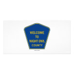 Welcome To Night Owl County (Signs) photo cards