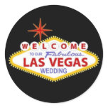 Welcome To Our Fabulous Las Vegas Wedding Sticker