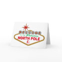 Welcome To The Fabulous North Pole (Vegas Sign) cards