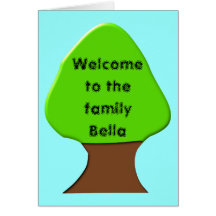 Welcome to the family Customizable Greeting Card