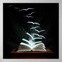 Welcome to the magical world of reading! posters