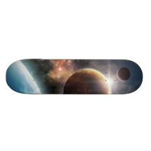 Welcome to the Space Custom Skate Board