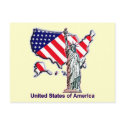 Welcome to the USA postcards