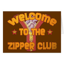Welcome to the Zipper Club Greeting Card