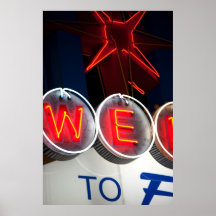 Welcome to Vegas 1 Print