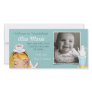 Welcome to Wonderland Birth Announcement Blue