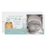 Welcome to Wonderland Birth Announcement photo cards