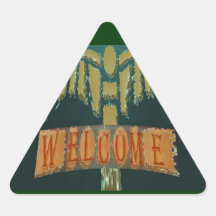 Welcome :  Vintage EmeralGold Stones Stickers