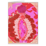 Welcome, Warm Floral Vegina Spread Greeting Card