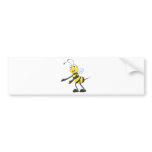 Welcoming Bee bumper stickers