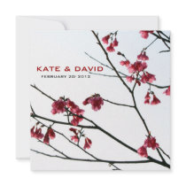 Welcoming Spring/Oriental Zen All-Occasion Flora Custom Invite