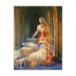 Welcoming the Lambs Postcard
