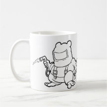 welder beaver coffee mugs