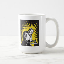 Welder Metal Worker Welding Retro Mug