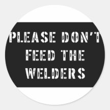 Welder Sticker