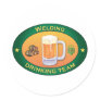 Welding Drinking Team Sticker