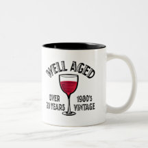 Well Aged Over 20 Years Coffee Mugs