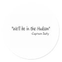 We'll Be In The Hudson (Blk) stickers