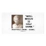 Well Begun Is Half Done (Artistotle) Quote Customized Photo Card