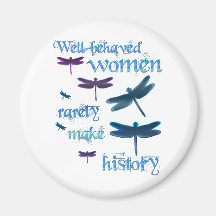 Well-behaved Dragonflies Fridge Magnets