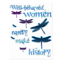Well-behaved Dragonflies Postcard