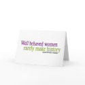 Well Behaved Women  cards