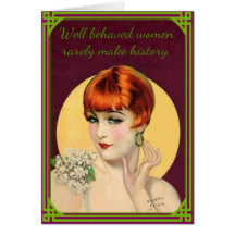 Well Behaved Women Card