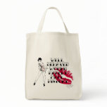 WELL BEHAVED WOMEN VINTAGE PINUP QUOTE bags