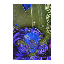 "Well of Aces" Stretched Canvas Print